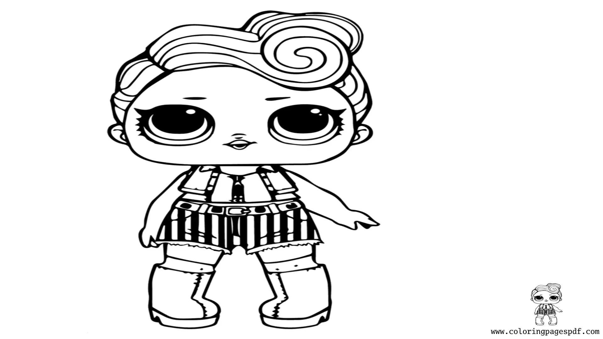 Coloring Pages Of Funky QT