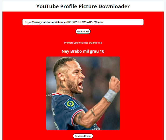 Youtube Profile Picture Downloader