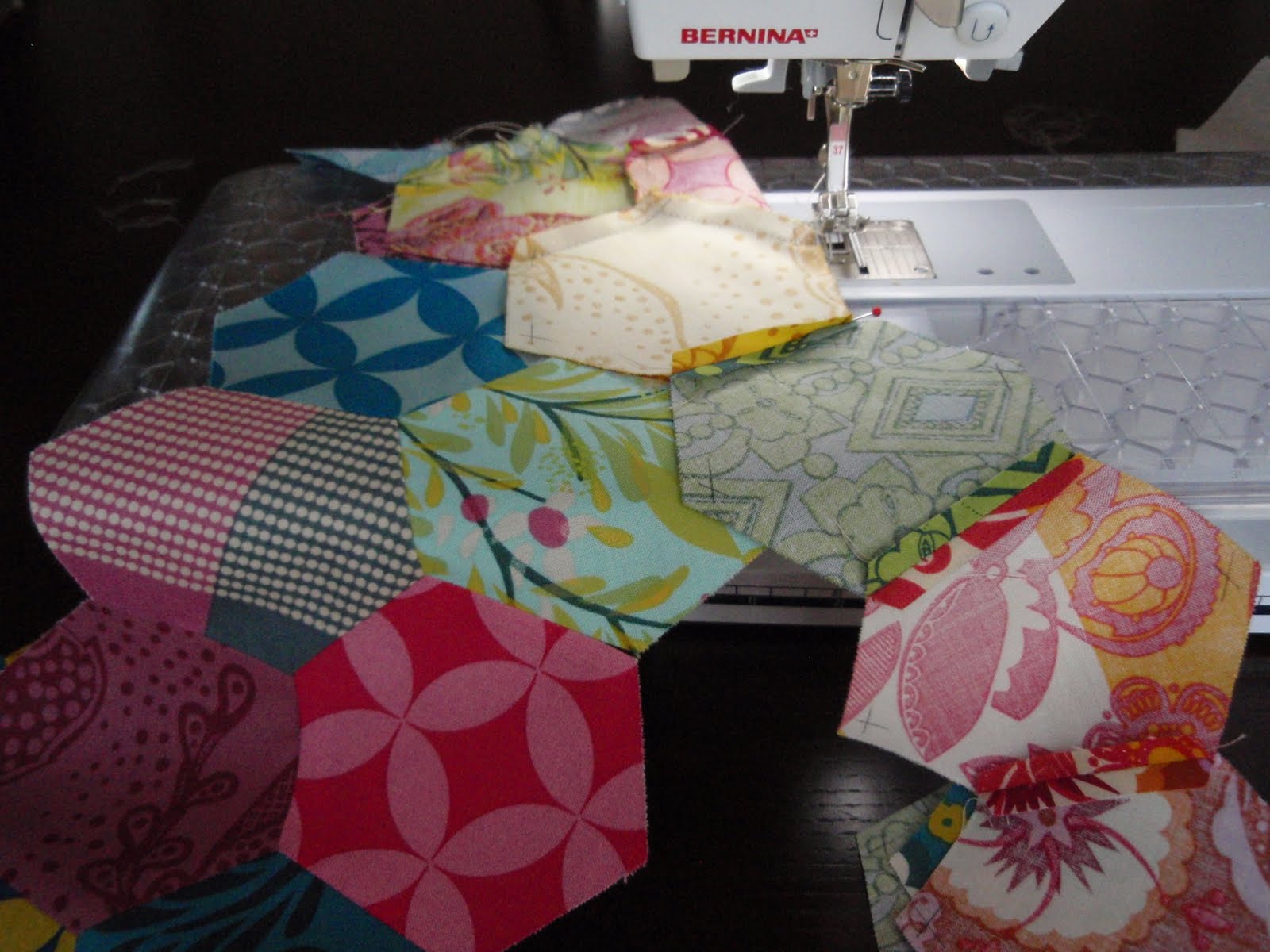 How to Sew Hexagons By Machine