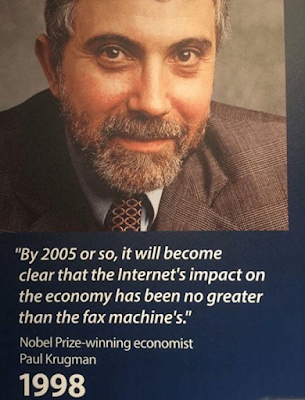 Paul Krugman's 1998 prediction about the internet