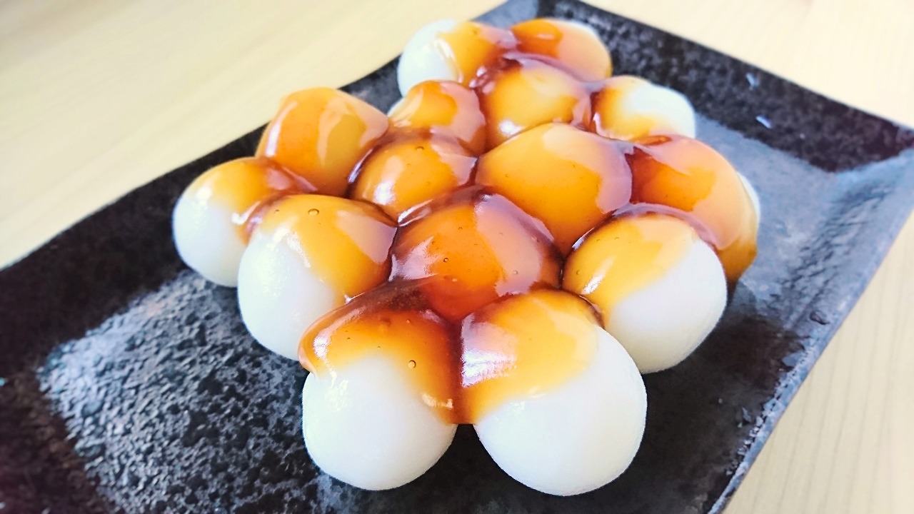 ツヤツヤモチモチ食感は時間が経っても固くならない みたらし団子 ぎんもく食堂のごはん日記