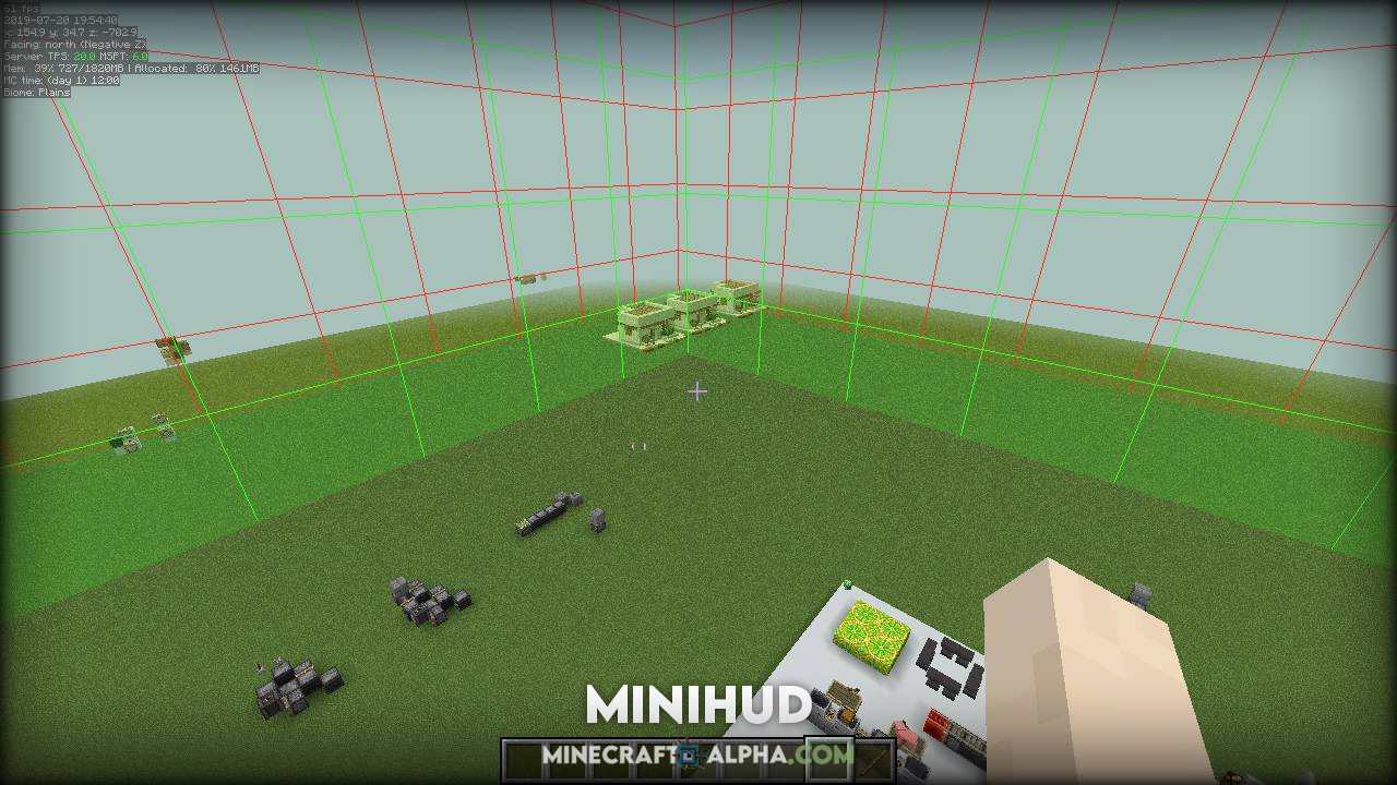 Minecraft MiniHUD Mod 1.18.1 (“Mini F3” HUD)