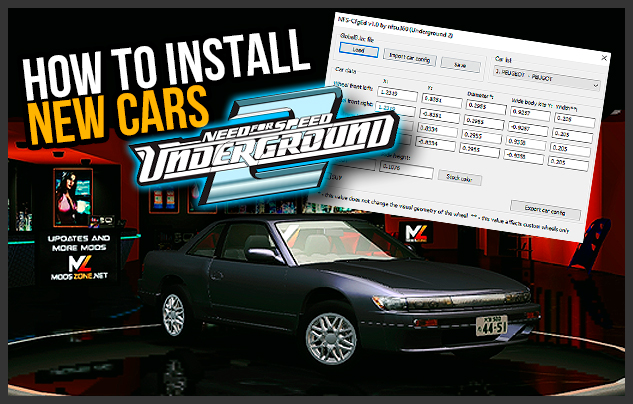 How to install new cars in Underground 2  