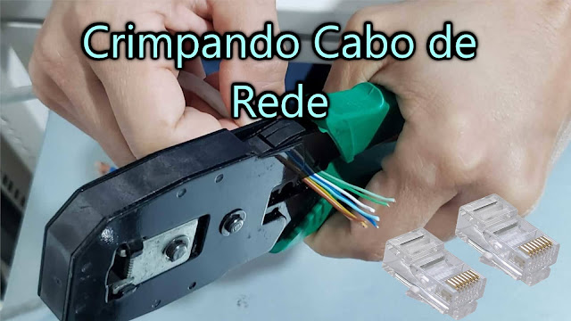 Como Fazer "Crimpar" Cabo de Rede RJ45 - Padrões T586A e T586B - Direto ou Crossover