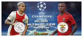 Prediksi Liga Champions Ajax vs Benfica, Rabu 16 Maret 2022