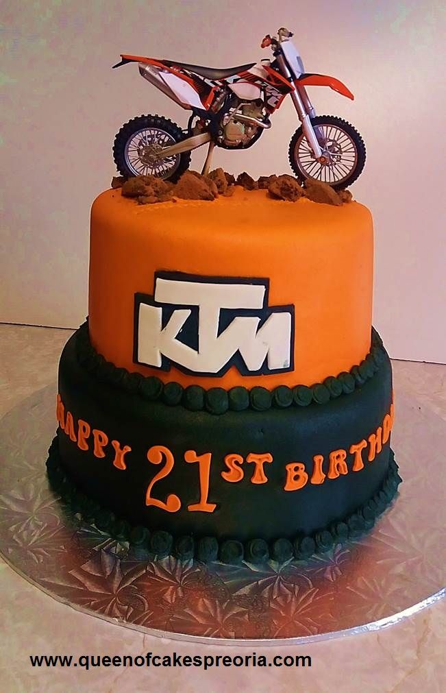 dirt bike cake