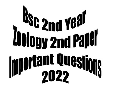 Bsc 2nd Year Zoology 2nd Paper