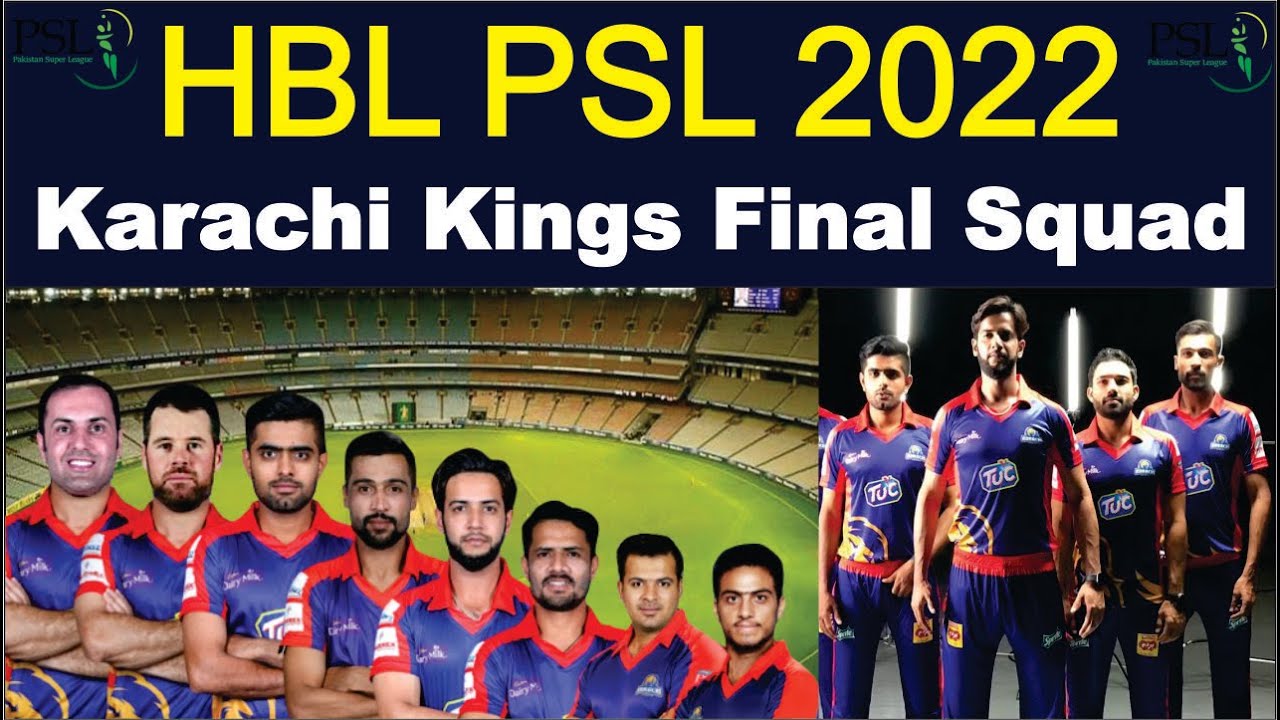 Karachi Kings Team Squad For PSL 2022