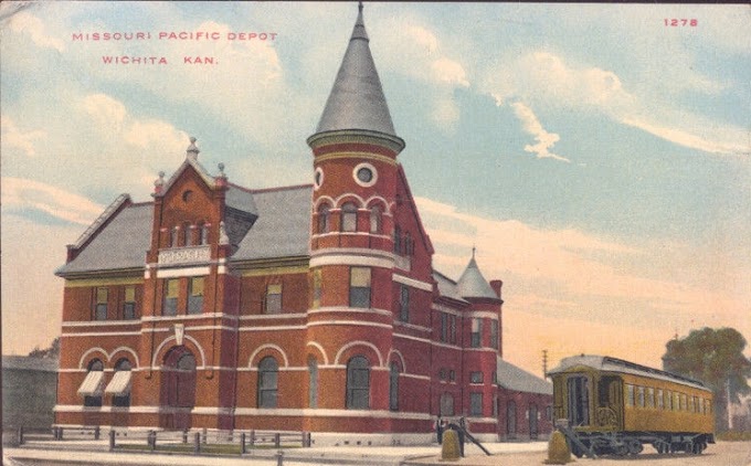 The Missouri Pacific Station, Wichita, Kansas, after the 1941 renovation