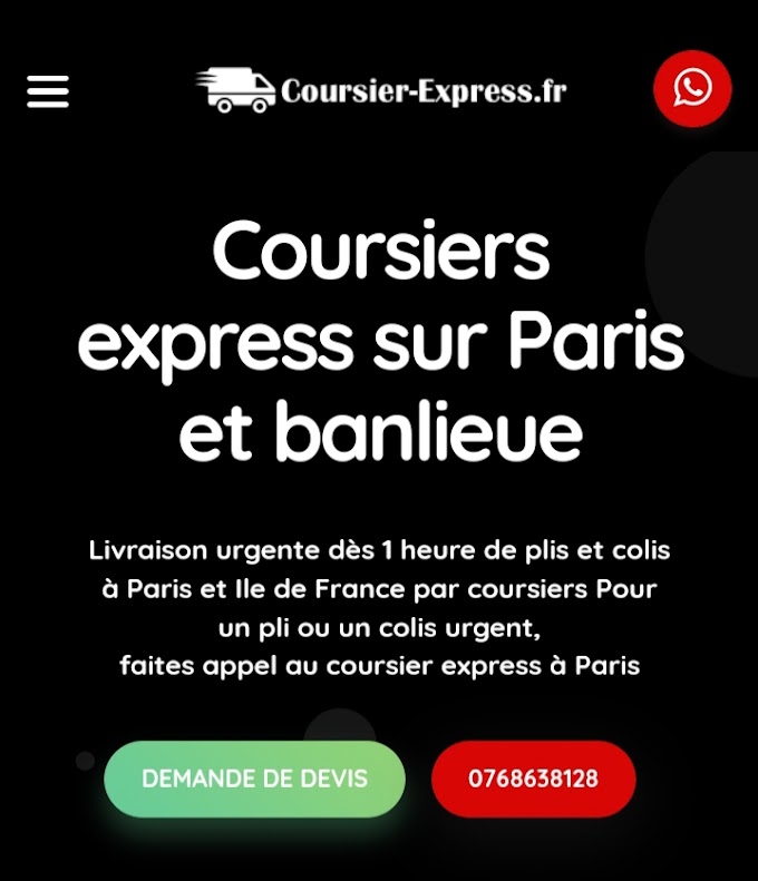 Trouver un coursier express à Paris