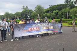 Putra Asli Maluku Lakukan Deklarasi Damai, Ajak Seluruh Warga Sampaikan Pesan Positif 