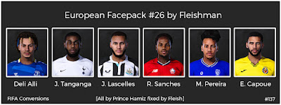 PES 2021 European Facepack #26 by Fleishman & Prince Hamiz