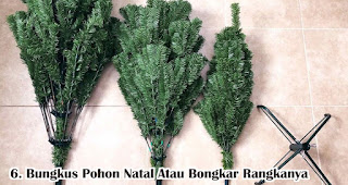 Bungkus Pohon Natal Atau Bongkar Rangkanya merupakan salah satu cara mudah simpan dekorasi natal agar lebih awet