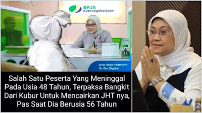 Ngeri Tapi Kocak! Meme Pocong Wafat Usia 48 Tahun, Terpaksa Bangkit dari Kubur untuk Cairkan JHT