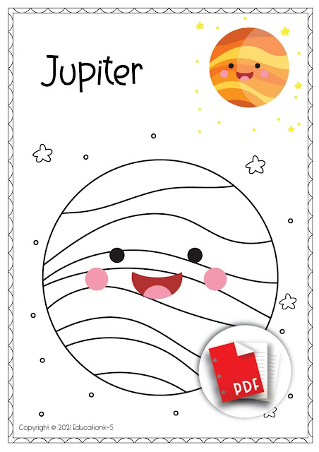 Space Coloring Pages For Kids