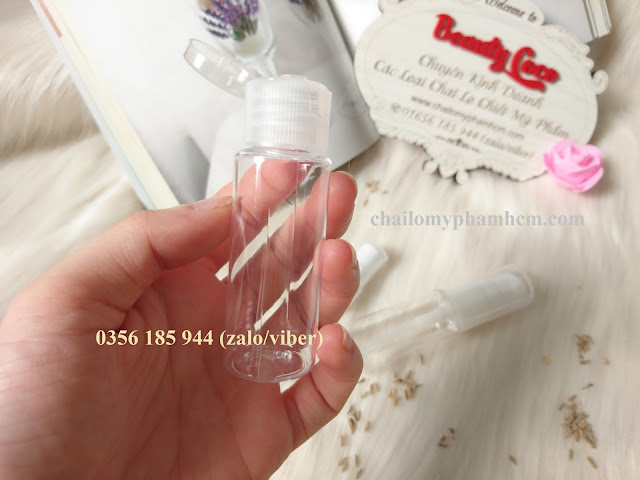 Chai nhựa PET 20ml nắp bật