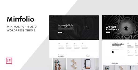 Best Minimal Portfolio WordPress Theme