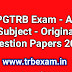 PGTRB - Bio-Chemistry Original Question Paper -2019 Download Pdf