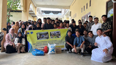 Kunjungi Panti Asuhan Al-Muarif Batuphat, Kader PMII Rayon Futuristik Gelar Santunan Anak Yatim
