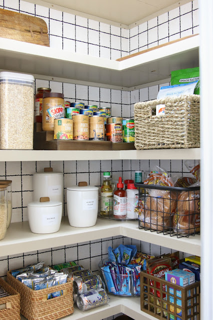 A Stylish Pantry with Lots of Food Storage