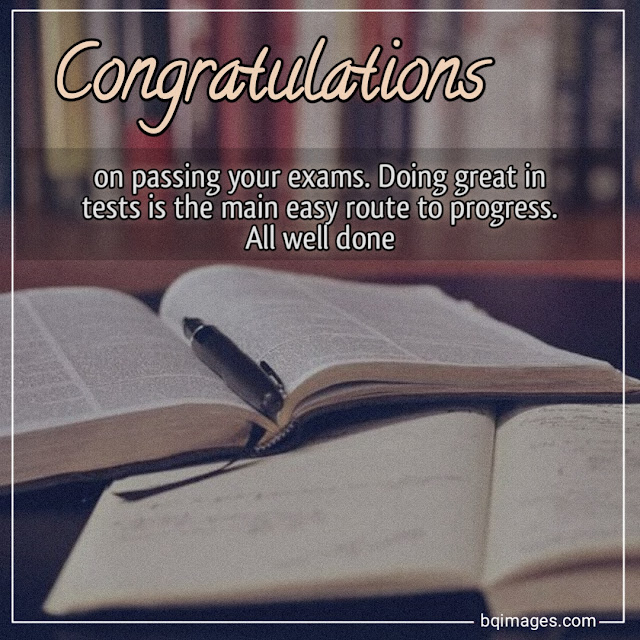 Congratulations Images For Success in Exams