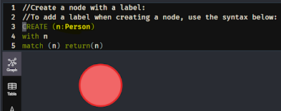 //Create a node with a label:  //To add a label when creating a node, use the syntax below: