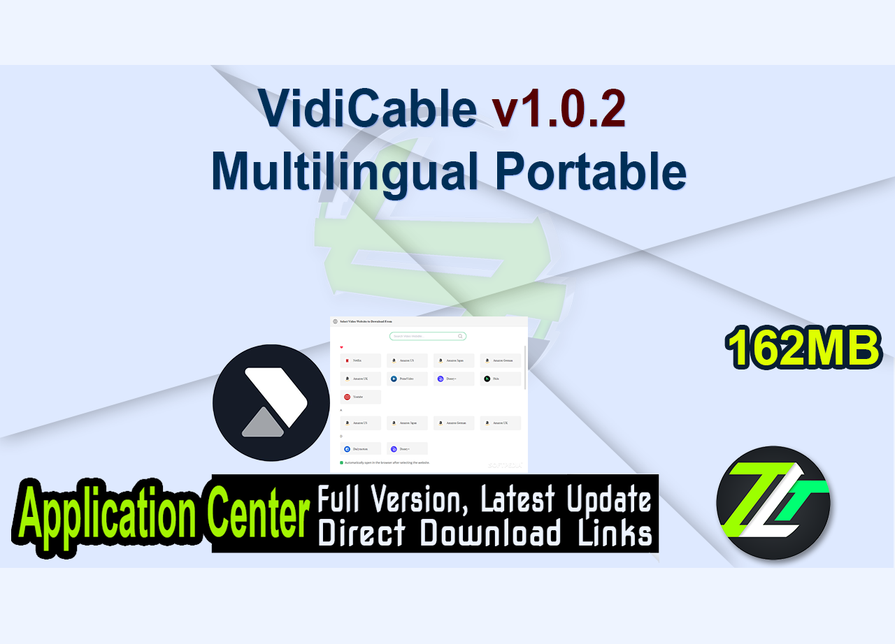VidiCable v1.0.2 Multilingual Portable