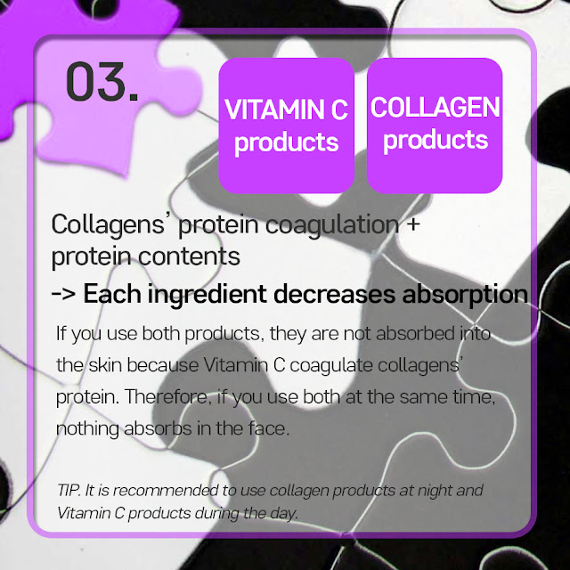 3. Vitamin C product + Collagen Product