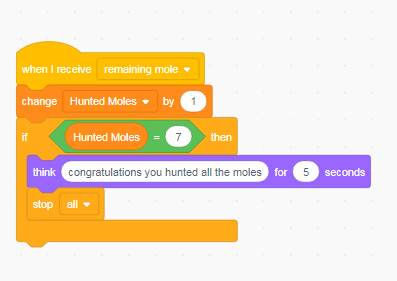 Making  Mole Hunting Game with Scratch