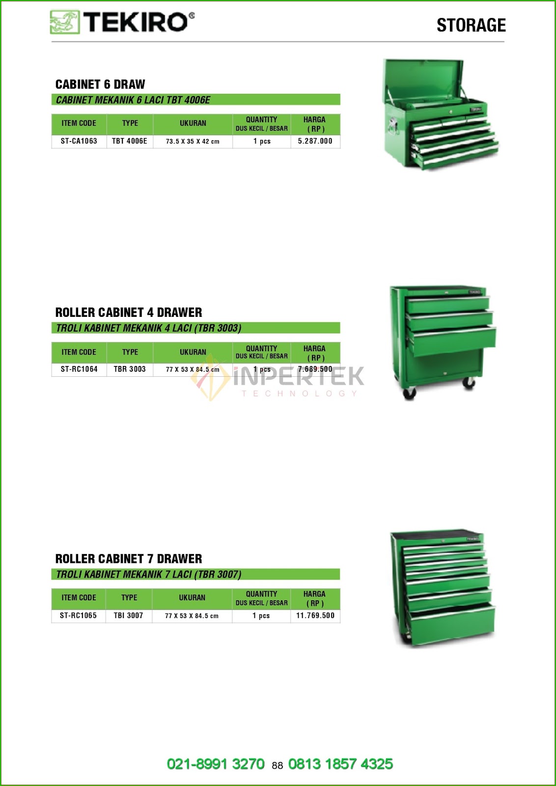 Tool Box dan Cabinet Drawer inpertek