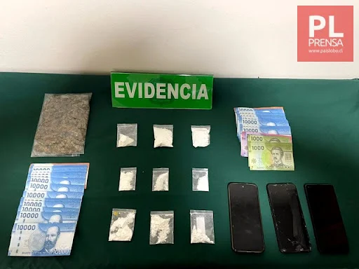 Dos ciudadanos extranjeros fueron detenidos por Carabineros del Departamento de Drogas (OS7)