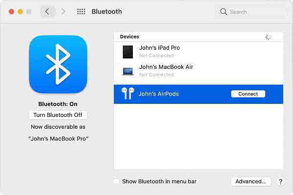 كيفية توصيل / إقران سماعات رأس Bluetooth على MacBook / macOS