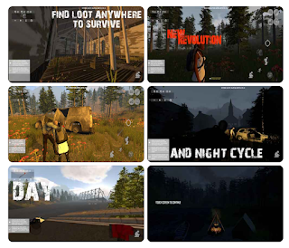 Screenshots of the New Revolution Open-World Survival apk for Android.