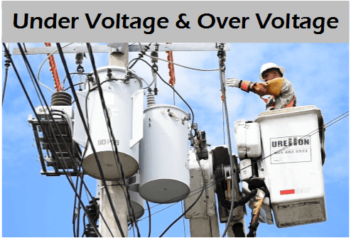 under voltage dan over voltage protection relay