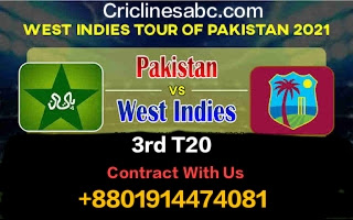 PAK vs WI International T20 3rd Match Prediction 100% Sure - who will win today's