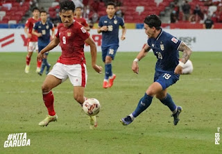 Leg I Final Piala AFF 2020: Timnas Indonesia Dibantai Thailand Skor 0-4