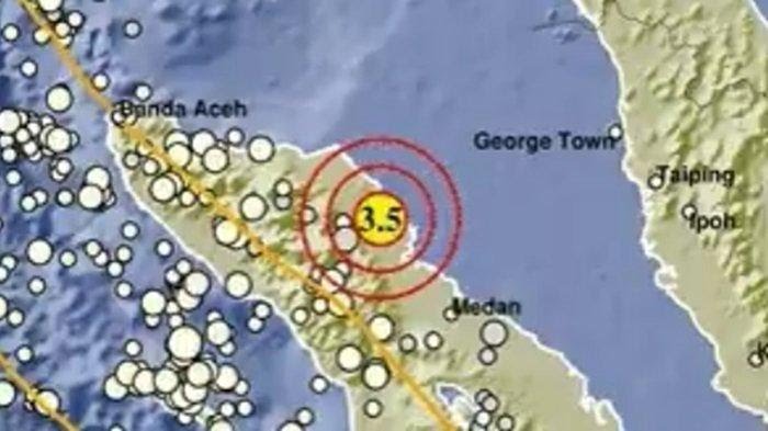 Gempa Melanda Kota Langsa-Aceh 3,5 SR
