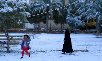 توقعات جديدة عن الموجة الباردة في العراق وموعد نهايتها
