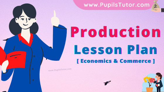 Production Lesson Plan For B.Ed, DE.L.ED, M.Ed 1st 2nd Year And Class 11th Economics Teacher Free Download PDF On Real School Teaching And Practice Skill In English Medium. - www.pupilstutor.com