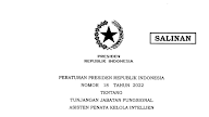 Perpres Terbaru Tentang Tunjangan Jabatan Fungsional Pengawas Intelijen