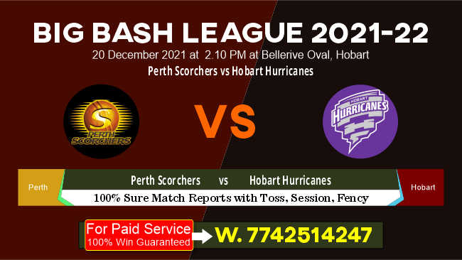 BBL T20 Hobart vs Perth 15th Match Who will win Today Astrology