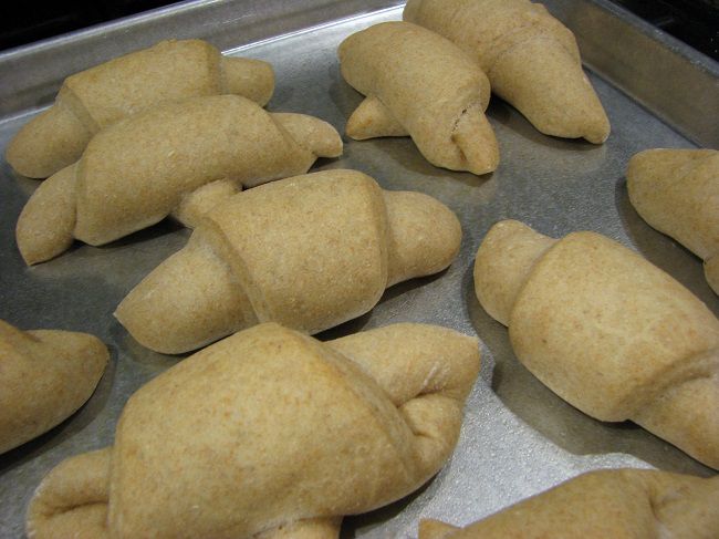 Honey Wheat Crescent Rolls