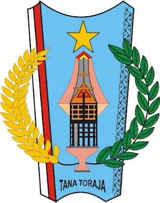 Logo / Lambang Kabupaten Tana Toraja - Latar (Background) Putih & Transparent (PNG)
