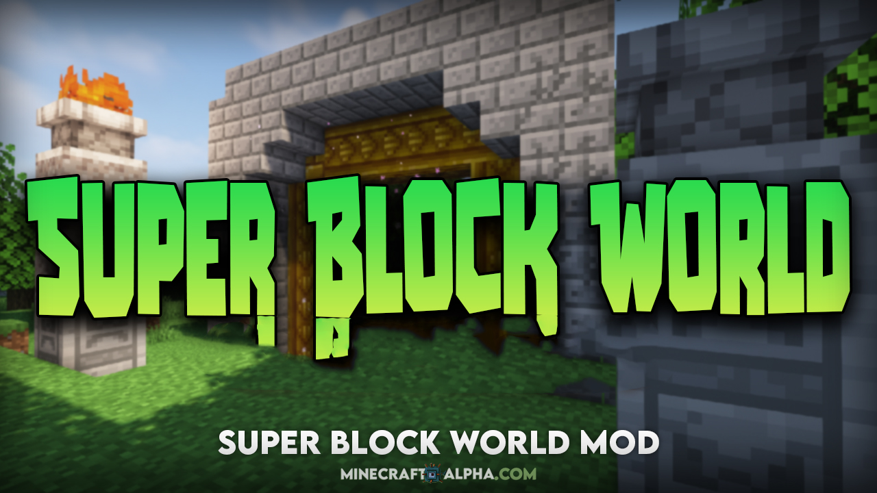 Super Block World Mod 1.18.1, 1.17.1 (World Inspired by Mario) Super Block World Mod 1.18.1, 1.17.1 (World Inspired by Mario)