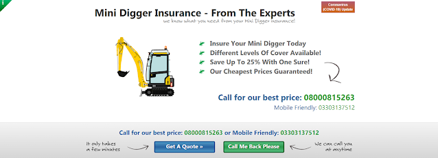 Mini Digger Insurance