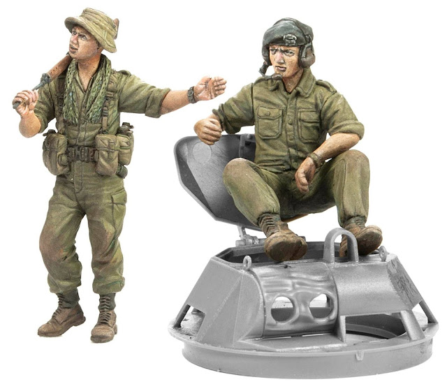 The Modelling News: Preview: AFV Club's new Vietnam era Australian Army Infantry and M113 Crew (2