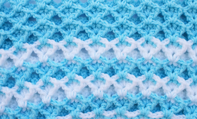 1 Crochet Imagen Increible puntada en 3D a crochet y ganchillo Majovel Crochet ganchillo facil sencillo bareta paso a paso DIY puntada puntoillo por Majovel Crochet