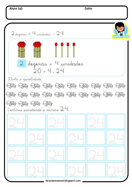 31 atividade de matemática dezena e unidade educação infantil pdf baixar e imprimir