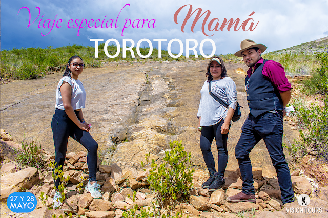 Día de la madre en torotoro 2023 salida sab 27 y dom 28 de mayo con Vision Tours Bolivia, Aventurismo, Travesia Bolivia, Dinotrek