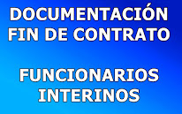 DOCUMENTACIÓN: FIN DE CONTRATO FUNCIONARIOS INTERINOS